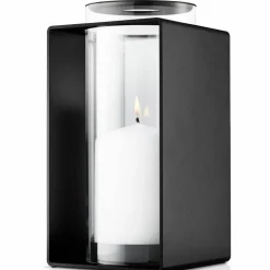 Glow lyslykt 23,5 cm, svart