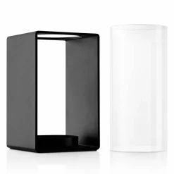 Glow lyslykt 23,5 cm, svart