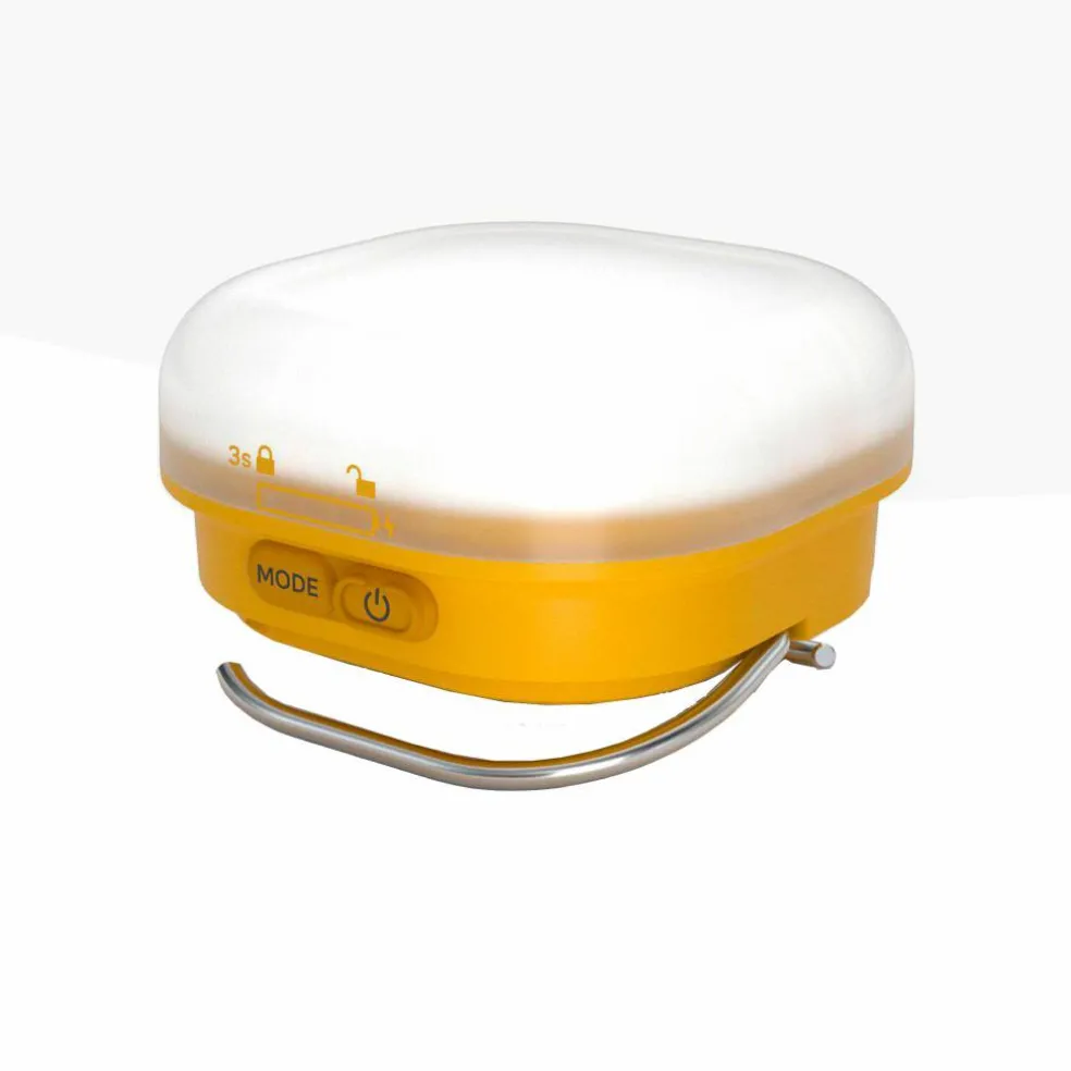 Glow Recharge campinglykt, svart
