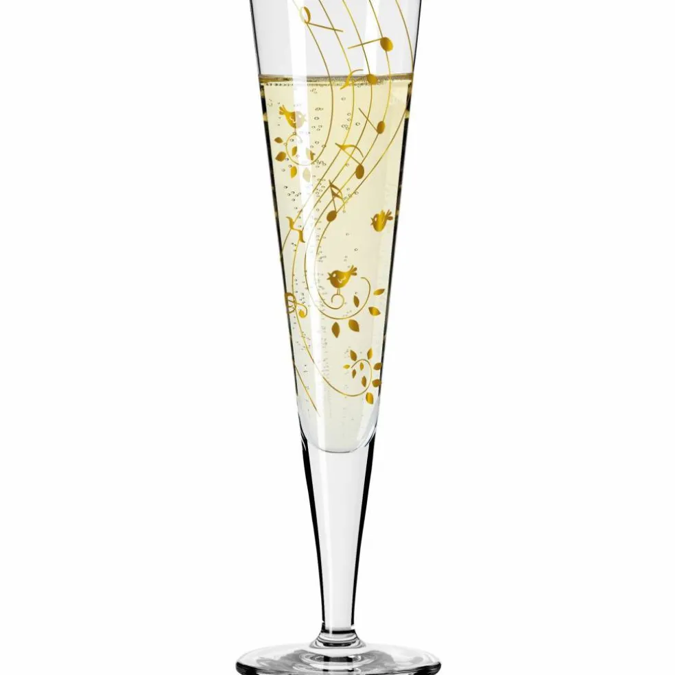Goldnacht champagneglass, NO:2