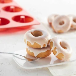 Gourmet Donutform 6 stk Rød