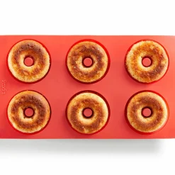 Gourmet Donutform 6 stk Rød