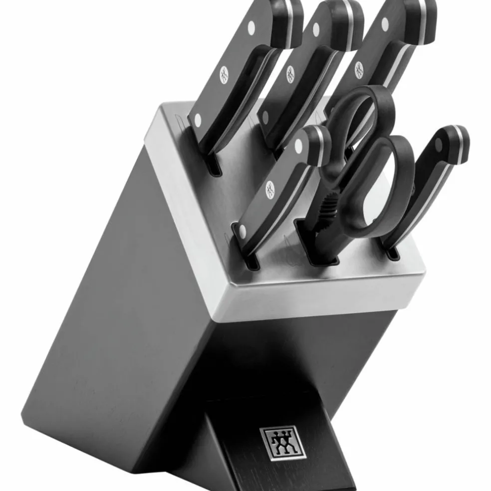 Gourmet selvslipende knivblokksett, 7 deler