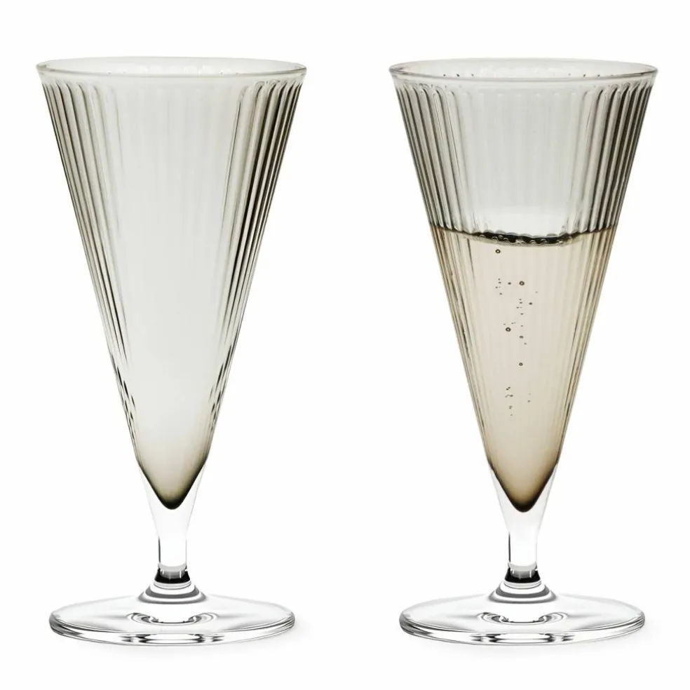 Grand Cru Nouveau champagneglass smoke, 2 st.