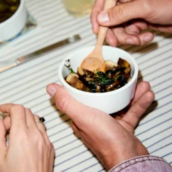 Grand Cru treskje til snacksbolle 12 cm, bøk