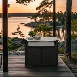 Grillbord, svart