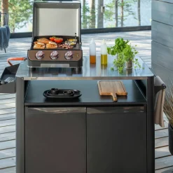Grillbord, svart