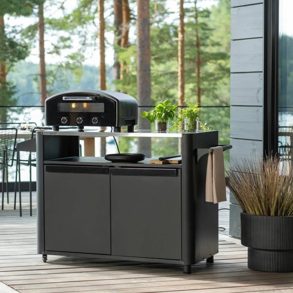 Grillbord, svart