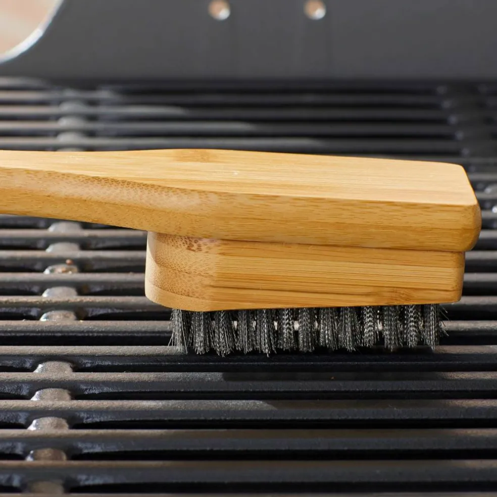 Grillbørste, 46 cm, bambus