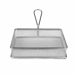 Grillkurv 20 × 20 cm, rustfritt stål