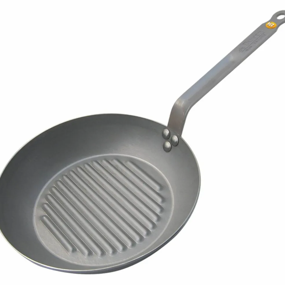 Grillpanne Karbonstål Lyonnaise Mineral B Dia 26 cm