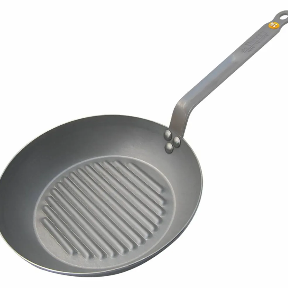 Grillpanne Karbonstål Lyonnaise Mineral B Dia 26 cm