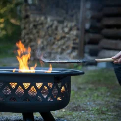 Grillpanne med sammenleggbart håndtak