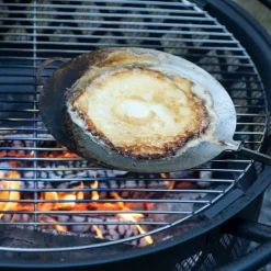 Grillpanne med sammenleggbart håndtak