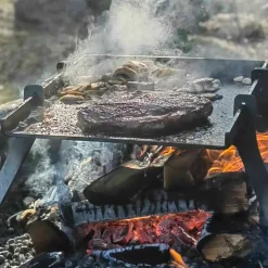 Grillplate med høye kanter