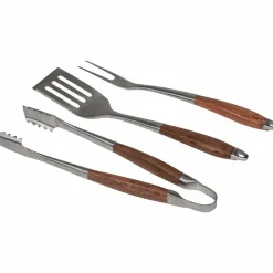 Grillsett 3 deler 40 cm, rustfritt stål