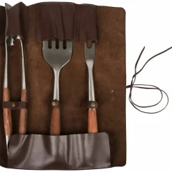 Grillsett 3 deler 40 cm, rustfritt stål