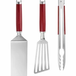 Grillsett 3 deler, empire red