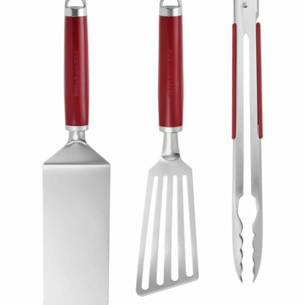 Grillsett 3 deler, empire red