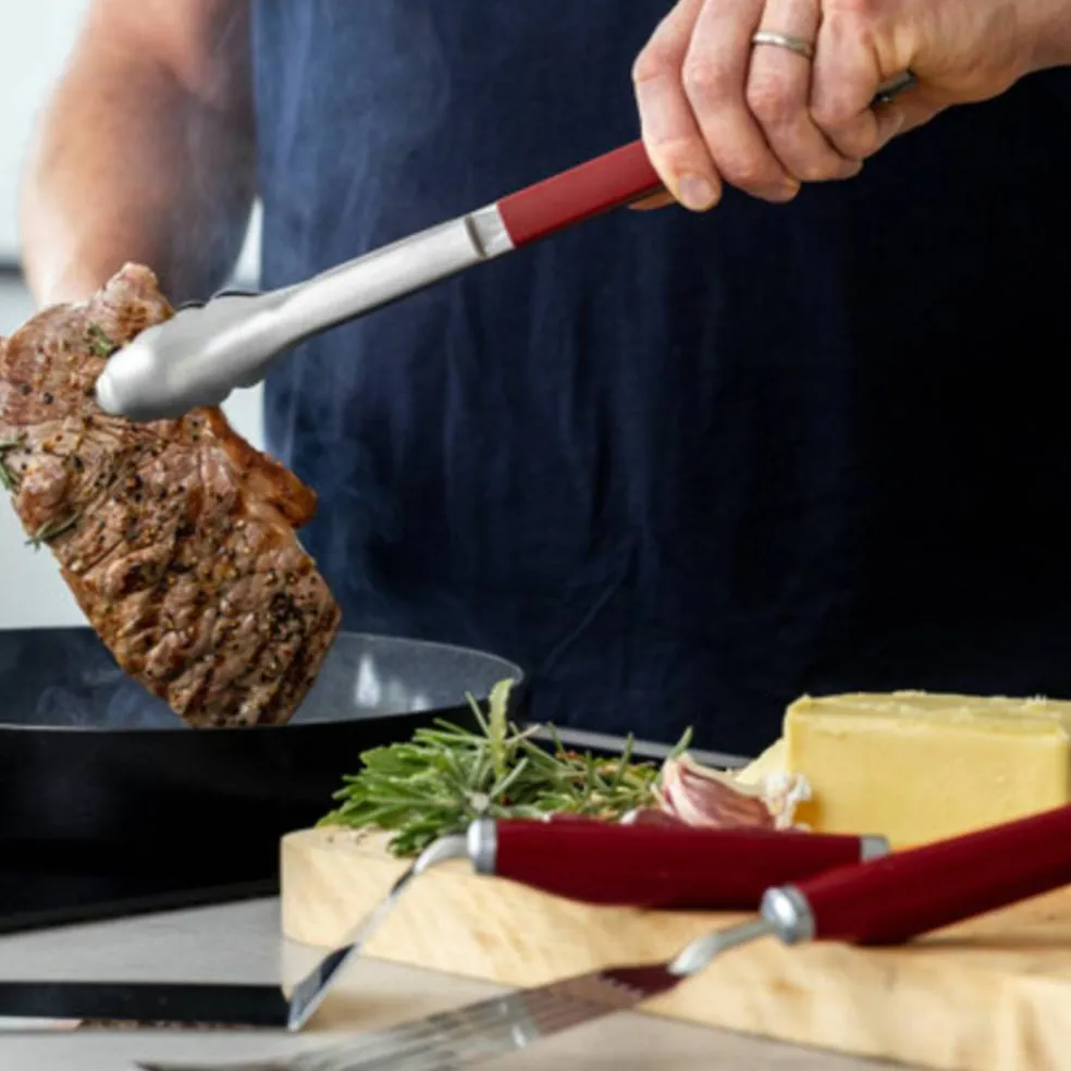 Grillsett 3 deler, empire red