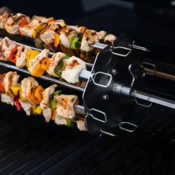 Grillspydholder for rotisseri
