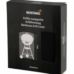 Grilltrekk for kullgrill 64 cm, svart