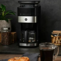 Grind Aroma kaffemaskin, 1,25 liter, svart