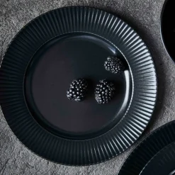 Groovy Tallerken 21 cm Svart Stengods