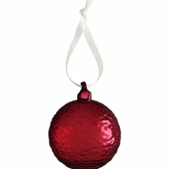 Gry Julekuler deep red, 8 cm