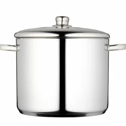 Gryte med lokk 11 liter, rustfritt stål