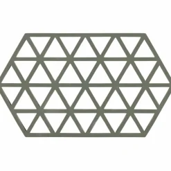 Grytunderlag Triangles L24, Olive green