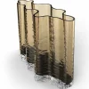 Gry Wide vase, 24 cm, cognac