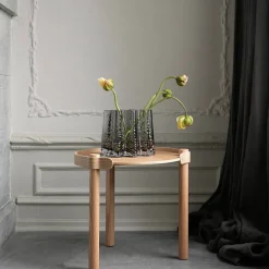 Gry Wide vase, 19 cm, smoke