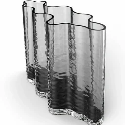 Gry Wide vase, 19 cm, smoke