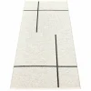 Gulvteppe Fred, 70 x 270 cm., black/vanilla