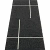 Gulvteppe Fred, 70 x 180. cm., black/vanilla