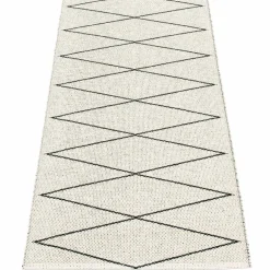Gulvteppe Max, 70 x 240 cm, black/vanilla
