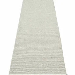 Gulvteppe Mono, 85 x 260 cm, fossil grey/white grey