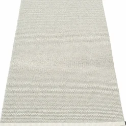 Gulvteppe Mono, 85 x 260 cm, fossil grey/white grey
