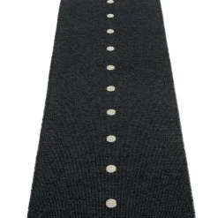 Gulvteppe Peg, 70 x 140 cm, black/linen