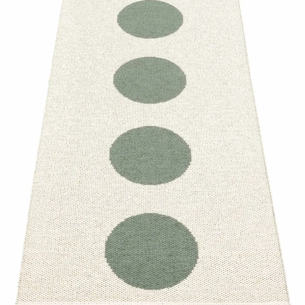 Gulvteppe Vera, 70 x 225 cm, army/vanilla