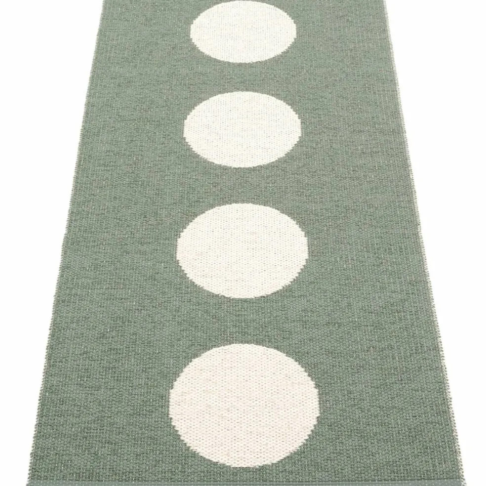 Gulvteppe Vera, 70 x 225 cm, army/vanilla