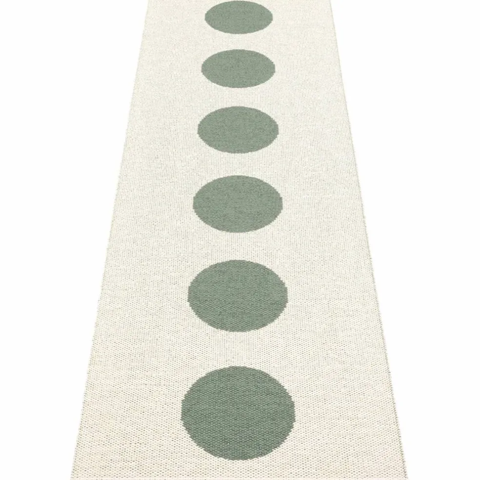 Gulvteppe Vera, 70 x 225 cm, army/vanilla