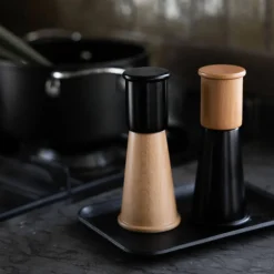 Gurken salt- og pepperkvern small 2 stk, svart