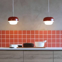 Haipot pendellampe D23, krom
