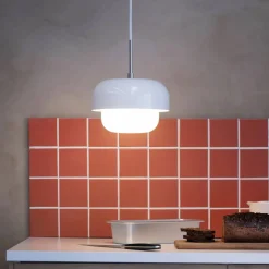 Haipot pendellampe D23, krom