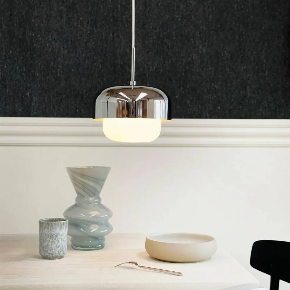 Haipot pendellampe D23, krom