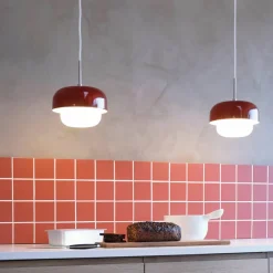 Haipot pendellampe D23, krom