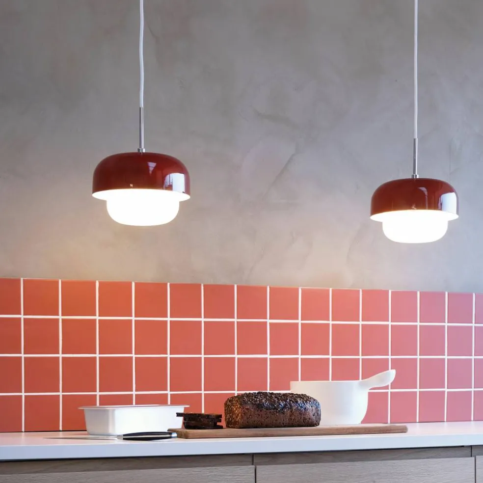 Haipot pendellampe D23, oransje