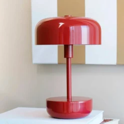 Haipot portabel LED-bordlampe, hvit